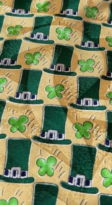 TRAJE DE TRÉBOLES DE LA SUERTE POT OF GOLD CORBATA DE DISEÑADOR ENVÍO GRATUITO Foto 1 de 3