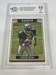 Reggie Bush New Orleans Saints 2006 Topps NO11 Rookie RC BCCG 10 Mint or Better - Bild 1 von 3