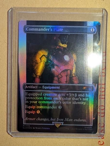 MTG - Commander's Plate FOIL - Iron Man Secret Lair - Free Postage - Picture 1 of 1