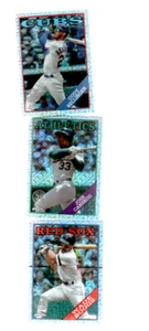 3 card 2023 TOPPS UPDATE SILVER MOJO 35TH ANNIVERSARY BOGGS BELLINGER & CANSECO - Picture 1 of 1