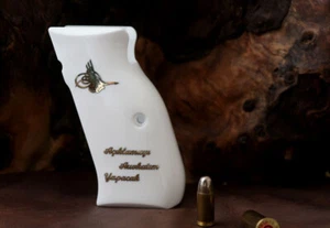 SAR ARMS K 240 kompatible weiße Acryl anpassbare Griffe - Bild 1 von 2