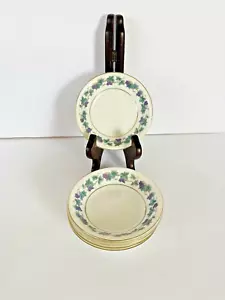 Lot of 5 VTG 1950's Theodore Haviland Arbor Grapes & Leaves 5” Berry Bowls VG - Picture 1 of 6