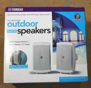 Yamaha NS-AW150W WEISS OUTDOOR-LAUTSPRECHER (PAAR) 150 W 2-WEGE 5" TIEFTÖNER - NEU VERSIEGELT - Bild 1 von 4