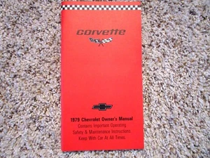 Corvette 1979 fábrica GM dueños originales manual con tarjeta de noticias Corvette completa como nuevo - Imagen 1 de 3