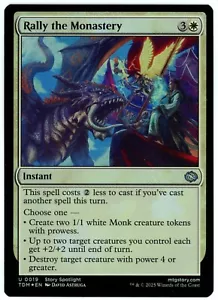 Rally del Monastero (Foil) - 0019 - Tarkir Dragonstorm - MTG - NM/M - Foto 1 di 1