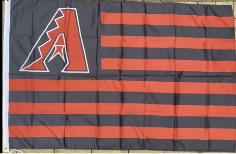 Arizona Diamondbacks Stars & Stripes 3' x 5' Flag  Baseball Fan Merchandise Cover