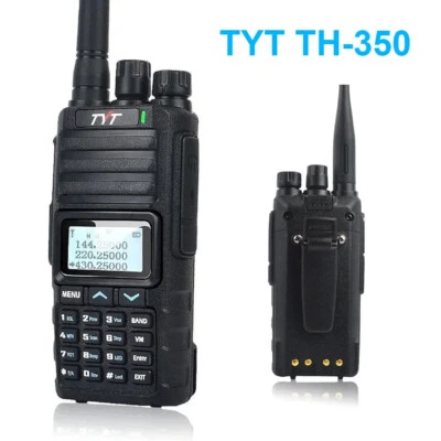 TYT TH-350 Walkie Talkie Tri Band 136-174MHz 220-260MHz 400-470MHz 5W Radios - Image 1 of 4