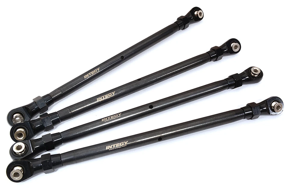 Black Front and Rear Lower Suspension Links for Axial SCX6 RC Crawler 254004 - Image 1 of 1