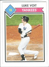2020 Topps 582 Montgomery Club Set 1 Luke Voit   #9 New York Yankees