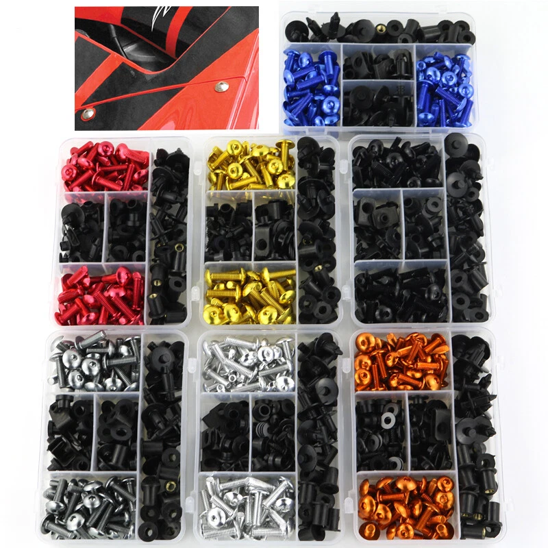 CNC Alloy Complete Fairing Bolts Kit Washers Bodywork Screws Kit Fit For Honda   - Image 1 of 4