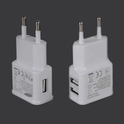 2A USB Netzteil Ladekabel Ladegerät Netzstecker FÜR 240V Power Adapter Samsung - Bild 1 von 4