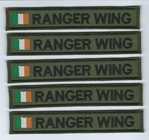 Irish Defence Forces X 5 Name Strips Name Strips Army Ranger Wing ARW - Picture 1 of 1