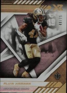 2020 Panini XR Football Holo Foil /75 Alvin Kamara New Orleans Saints #36 - Picture 1 of 2