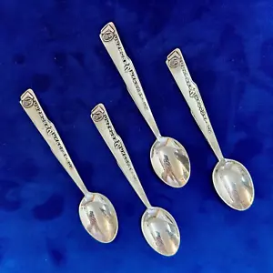x4 Sterling Silver Souvenir Spoon Century 21 Exposition Seattle Worlds Fair 1962 - Picture 1 of 2