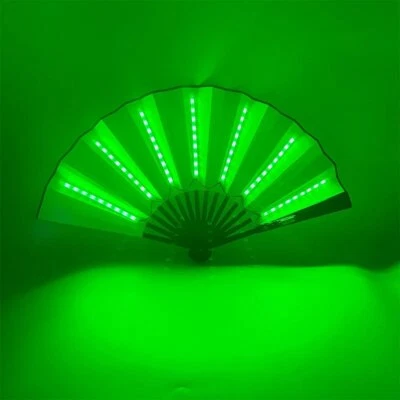 LED羽毛闪烁风扇跳舞灯中国粉丝表演派对照明更换 — 第 1/4 张图片