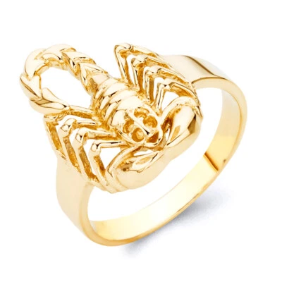 Solid Gold Exquisite Scorpion Ring(Available in Yellow/Rose/White Gold) - Image 1 of 4