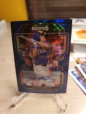 2022 Panini Prizm Draft Picks Base Autographs Prizms Red #6 Jacob Berry 7/9 Blue