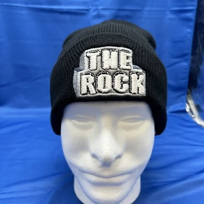 Vintage 90s WWF The Rock Wrestling Beanie Cap - Image 1 of 4