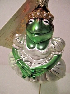 Patricia Breen Glass Ornament~JOSEPHINE NAPOLEON FROG PRINCESS-B2020-yr 2000-NEW - Picture 1 of 8