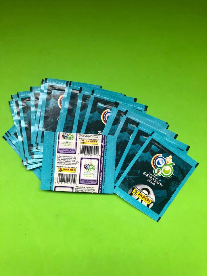 Panini WC WM Germany 2006 20 Bustine Packet Tüte Pochettes Sobre - Immagine 1 di 1