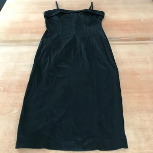 Sandro Ferrone Cocktail Dress Women Italy 42 US M Black Sleeveless Knee Length - Picture 1 of 10