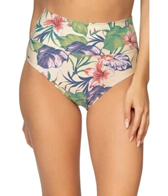 Sunsets L32634 Womens Island Life Hannah High-Waist Swim Bottoms Size XL - Image 1 of 4