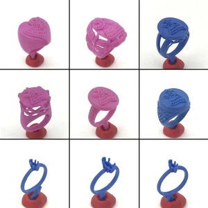 9 Stck. Wachsausschmelzguss Ringformen Muster WRB235 Pandoras des Panthers Design - Bild 1 von 3