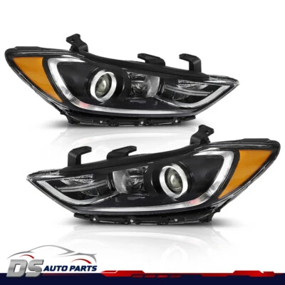 Faro izquierdo conductor y pasajero derecho apto para Hyundai Elantra 2017 2018 Foto 1 de 4