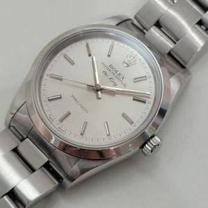 Mens Rolex Precision Ref 14000 Air King 34m Automatic 1990s All Original RA479 - Picture 1 of 13