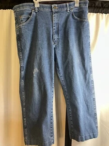 wrangler jeans uomo 32x30 denim lavaggio medio - Foto 1 di 9