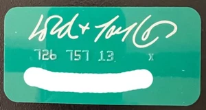 Rare Vintage Lord & Taylor New York Credit Card - Signed - PRICE REDUCED AGAIN! - Picture 1 of 2