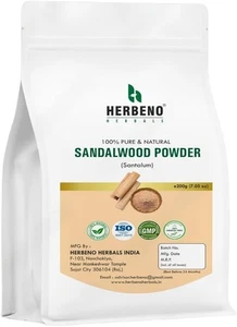 Polvo de sándalo Herbeno Herbals 100 g - Imagen 1 de 8