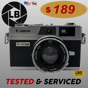 CANON Canonet QL17 GIII G3 40mm f 1.7 35mm Film Rangefinder, Tested !! New Seals - Picture 1 of 16