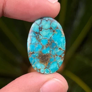 Piedra suelta vena dorada color raro turquesa persa grado superior 16,65 quilates 25x16x5 - Imagen 1 de 5