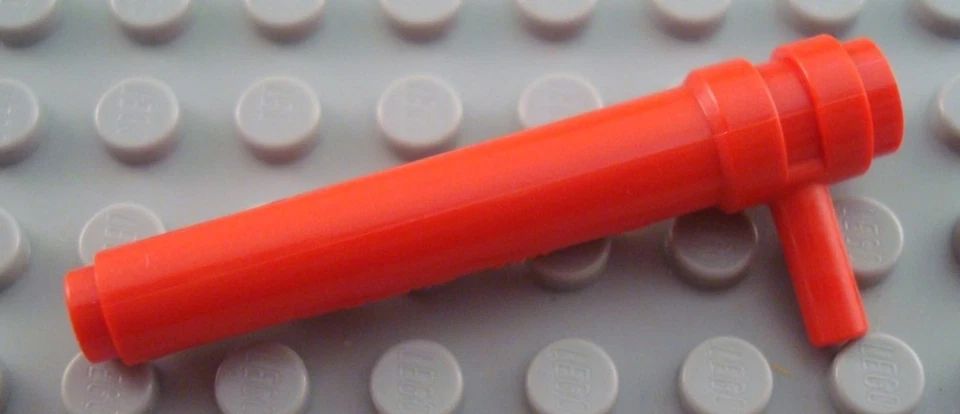 LEGO Red 1x5 1/2 Technic Mindstorms Friction Cylinder Piece with Handle - Image 1 of 1