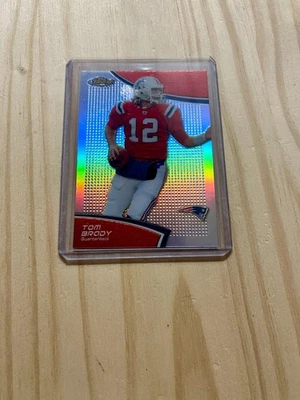 2011 Topps Finest Refractor Tom Brady #70 New England Patriots SCRATCHED - Image 1 of 3