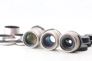 Juego de 3 lentes【COMO NUEVO】 Contax Carl Zeiss T* 28 mm 45 mm 90 mm Lente para G1 G2 de JAPÓN - Imagen 1 de 12