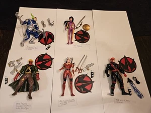 Playmates Jim Lee's WILD C.A.T.S action figure 1994 Wildcats 5 completo GUARDA!! - Foto 1 di 12