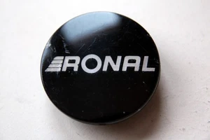 Rare Original Ronal ACT NK2 #2133 BLACK Alloy Wheel Center Cap Cover Hub Lid - Picture 1 of 4