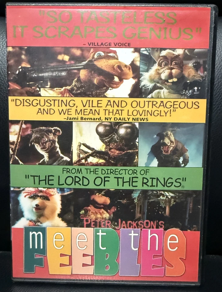Peter Jackson's -  Meet The Feebles (DVD, 2002) Dead Alive Productions - Image 1 of 3