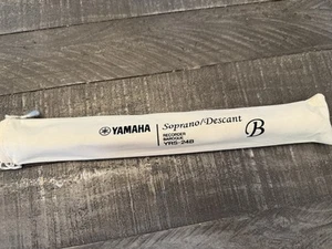 Yamaha Recorder YRS-24B Plastic Soprano  Natural B Baroque W Cloth Cover Bag - Picture 1 of 4