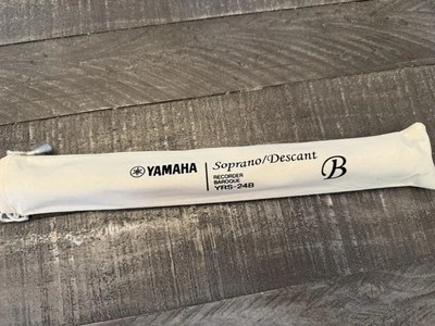 Yamaha Recorder YRS-24B Plastic Soprano  Natural B Baroque W Cloth Cover Bag - Image 1 of 4