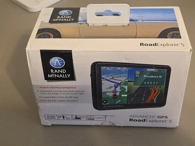 Rand McNally Road Explorer 5 GPS 5” Screen Lifetime Maps - Image 1 of 4