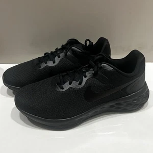 New Nike revolution 6 NN 4E Wide 9.5 Mens Shoes Sneakers Black - Picture 1 of 6