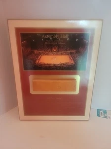 VINTAGE INDIANA UNIVERSITY HOOSIERS ASSEMBLY HALL BASKETBALL COURT PIECE! LARGE! - Picture 1 of 1