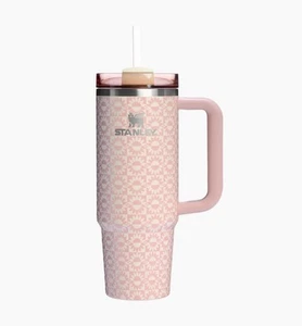 Stanley 30 oz Quencher H2.0 FlowState Tumbler Peach Whip Sunflower NEW - Picture 1 of 7