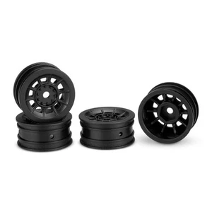 Jconcepts Hazard 1inch Rim 4pcs Black For Axial SCX24 1/24 RC Car Crawler #3430B - Picture 1 of 2