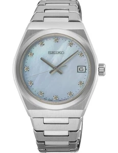 Seiko SUR603P1 Reloj Mujer Clásico Diamante 34mm 10ATM - Imagen 1 de 2