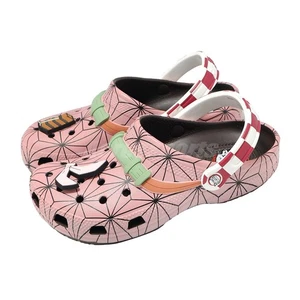 Crocs x Demon Slayer Classic Clog Nezuko Men Unisex Slip On Sandal 209320-206 - Picture 1 of 9