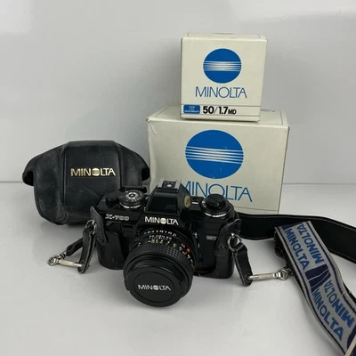 Mint Minolta X-700 Film Camera MD 50mm f/1.7 Lens With Original Box - Image 1 of 4